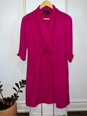 Le Château Fuchsia Wrap Dress